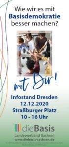 2020 12 12 Infostand Dresden 1