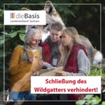 Schliessung des Wildgatters