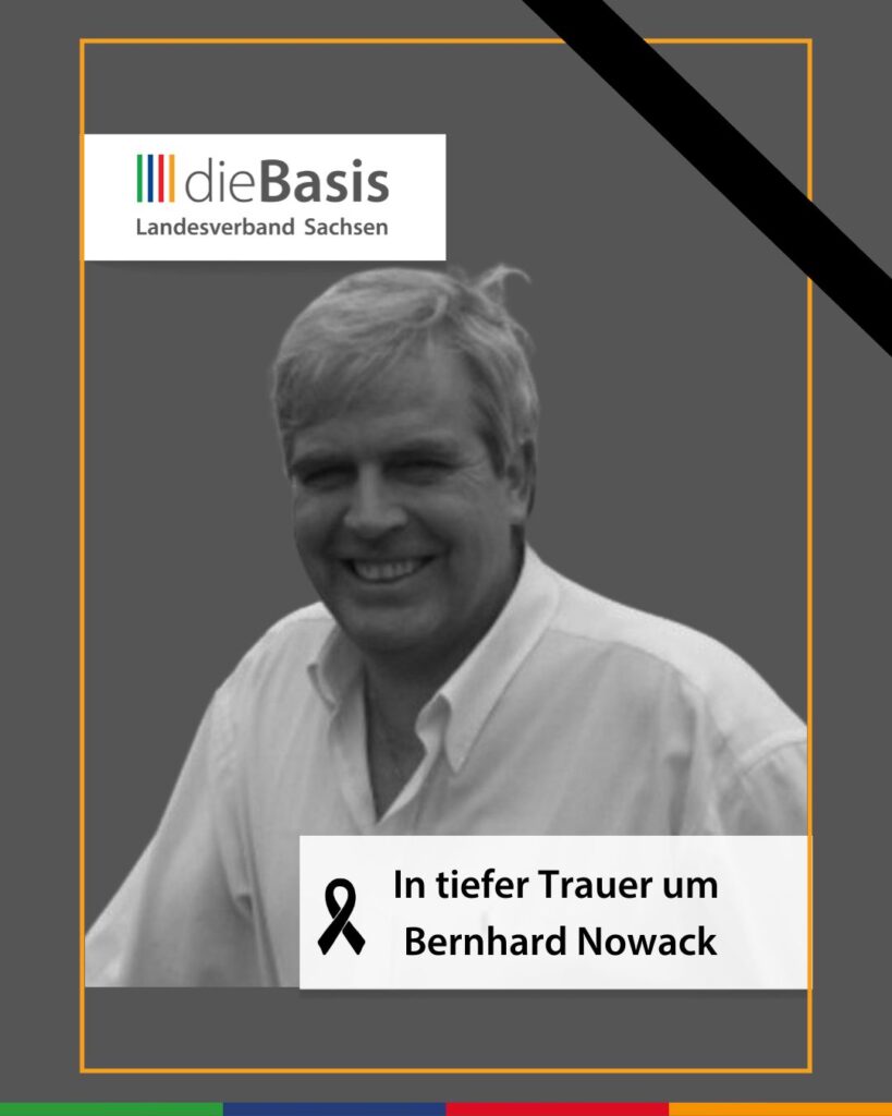 In tiefer Trauer um Bernhard Nowack 1 bernhard